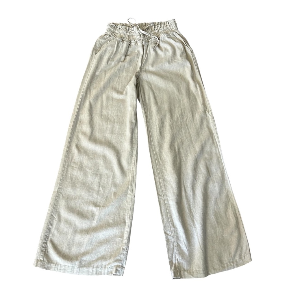 Sincerely Jules | Linen Blend Wide Leg Pants